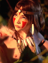 Princesse Mononoke spectacular cosplay Mononoke Hime