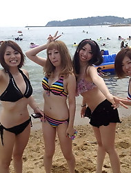 Japanese teenage bathing suit stunners